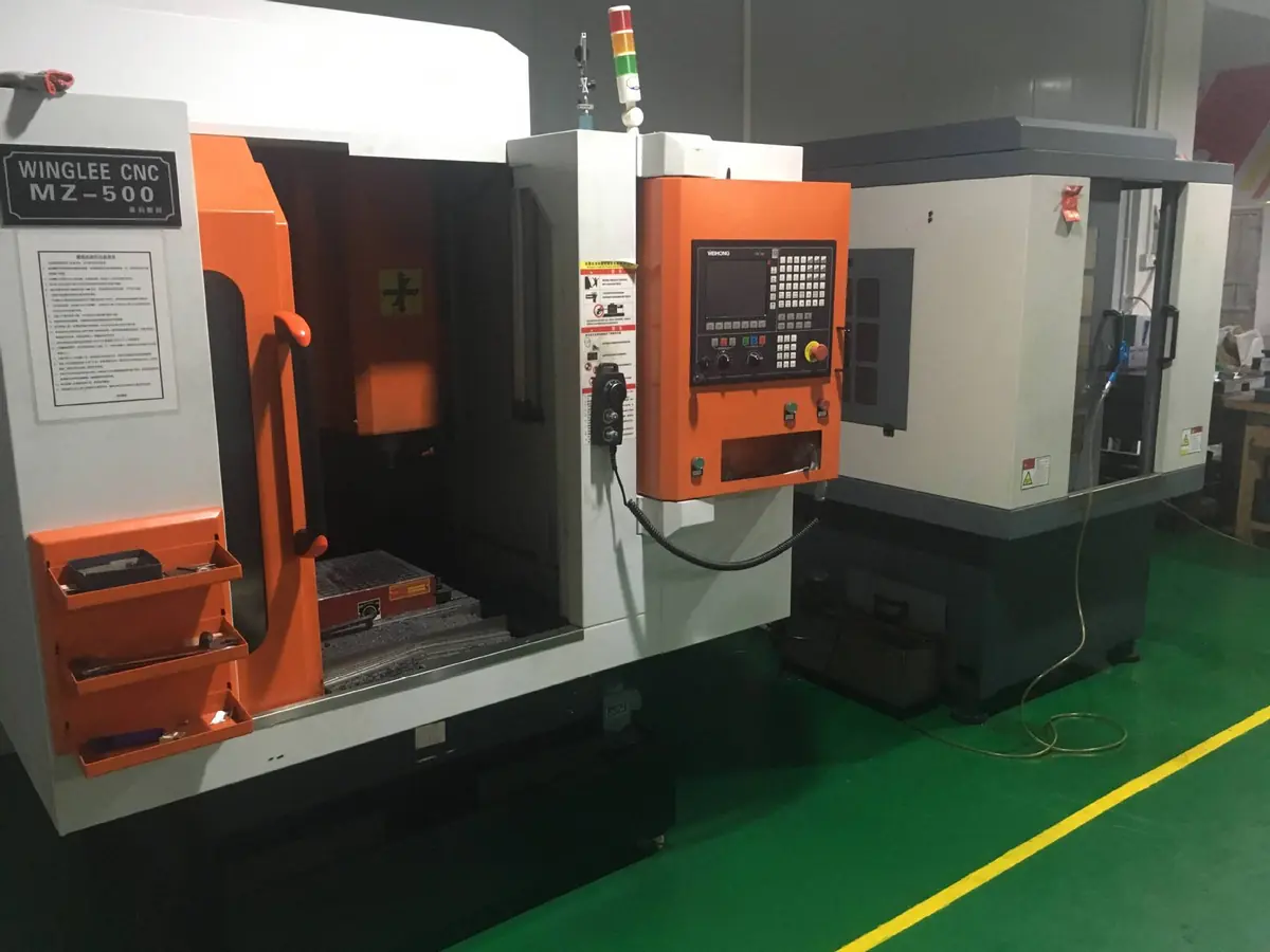 CNC machining center used for tooling and precision metal development