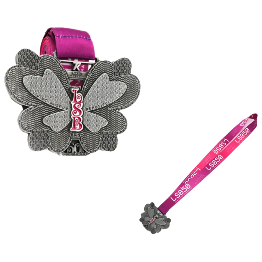 Custom Butterfly-Shaped Event Medals product examples for event organizers and B2B buyers