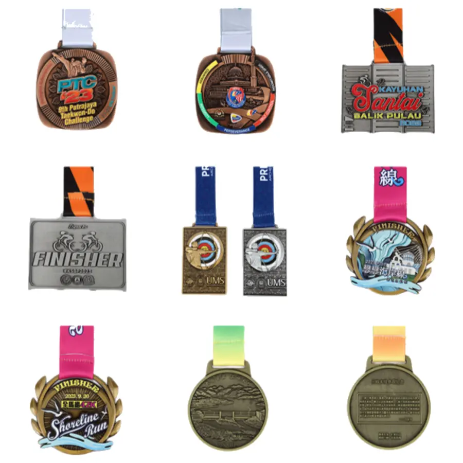 Custom Marathon Finisher Medals product examples for event organizers and B2B buyers
