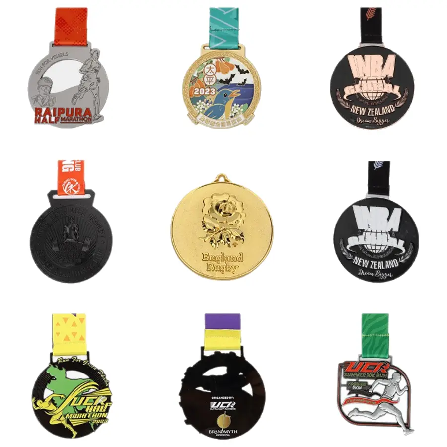 Custom Marathon & Football Medals product examples for event organizers and B2B buyers