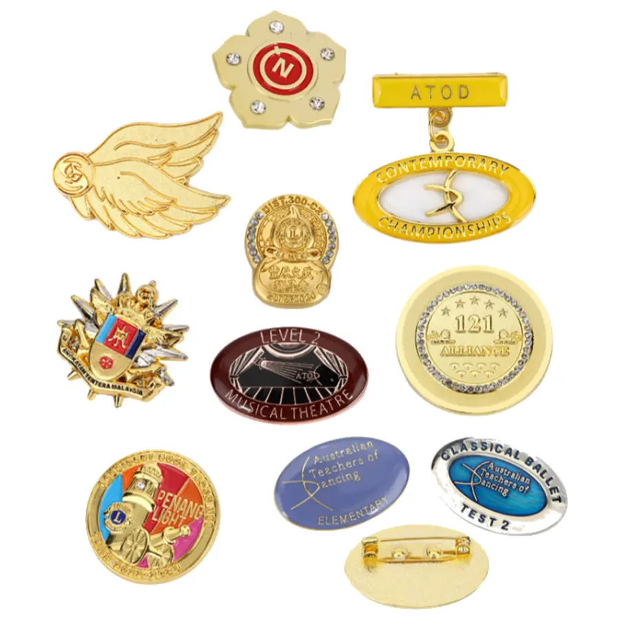 Soft Enamel School & Club Badges product examples for event organizers and B2B buyers