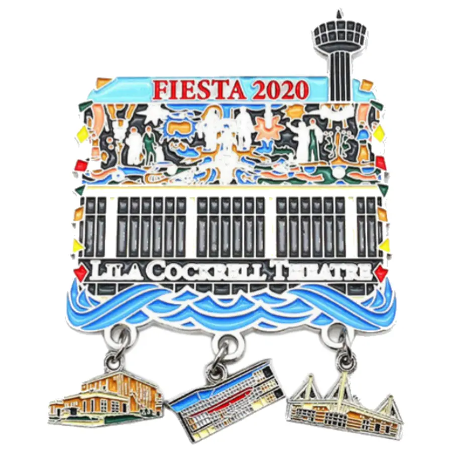 Zinc Alloy City Fridge Magnets product examples for event organizers and B2B buyers